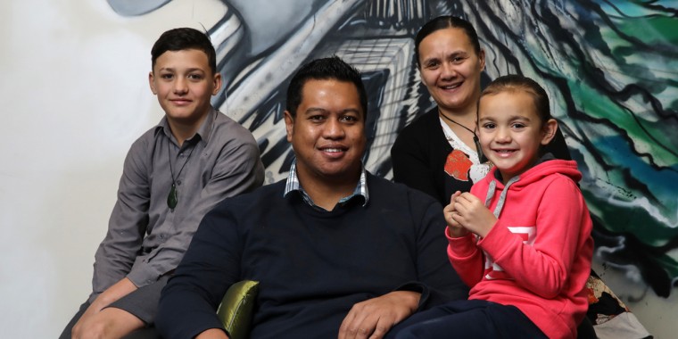 Maori family