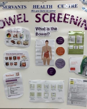 Bowel screening board