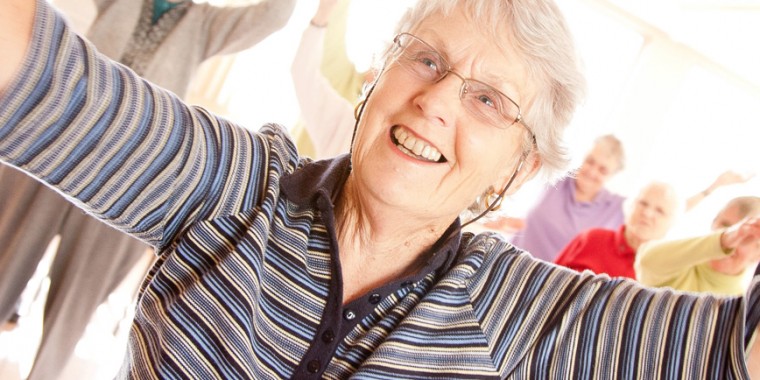 Older persons exercise group