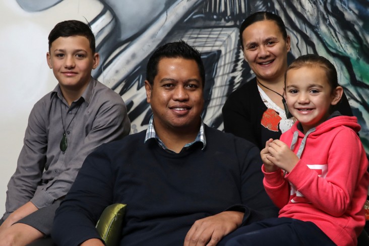 Maori family