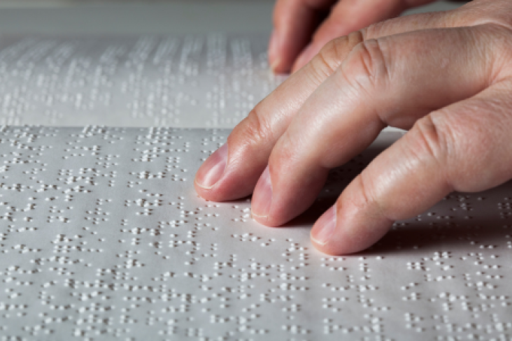 Braille reading 