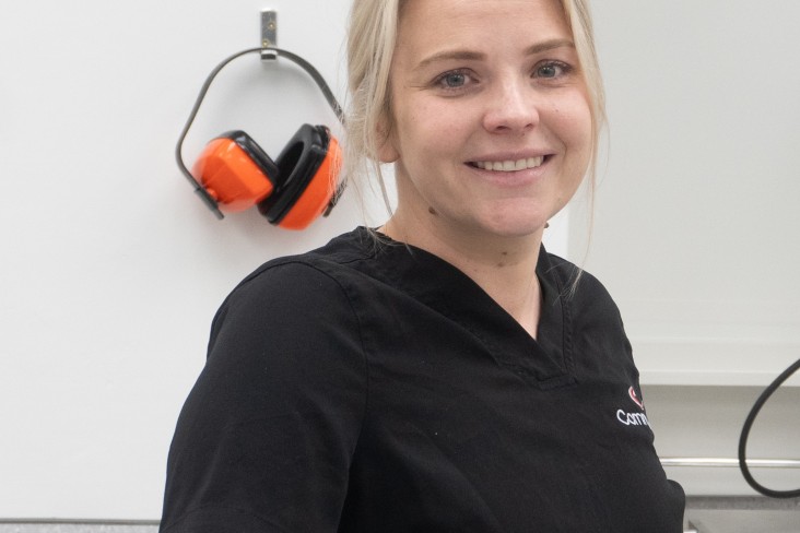 Emma Potton smiling