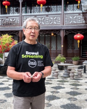 Peter Chin champions the bowel screening programme