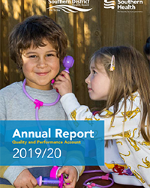 Annual report cover image