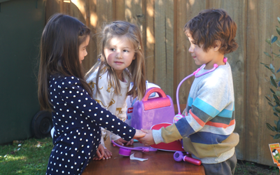 children at Wakari child care