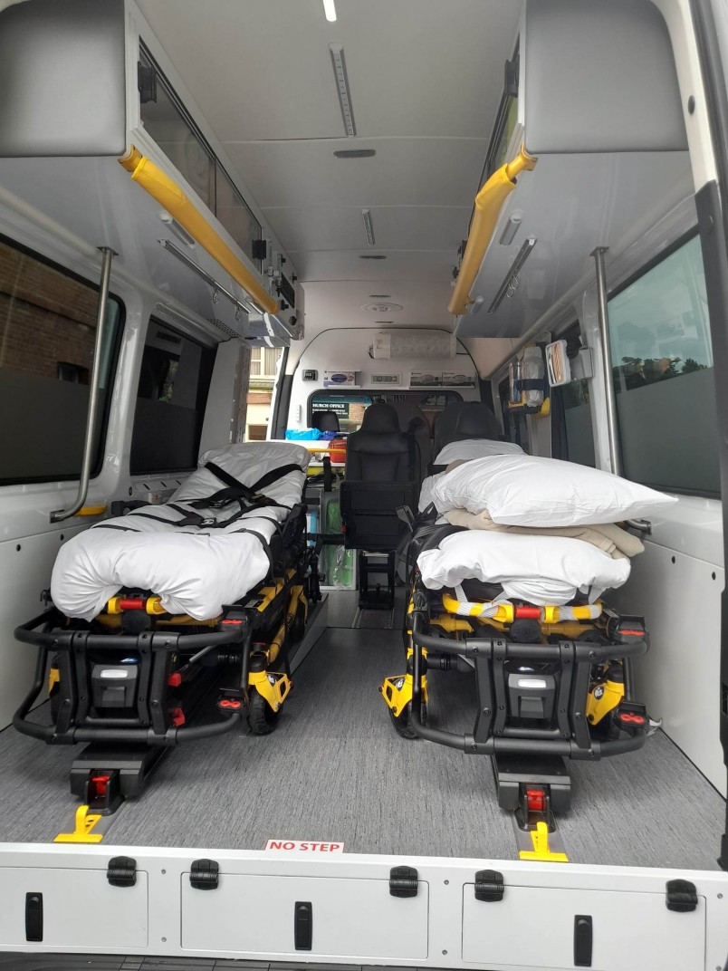 Hato Hone St John Interior of new ambulance