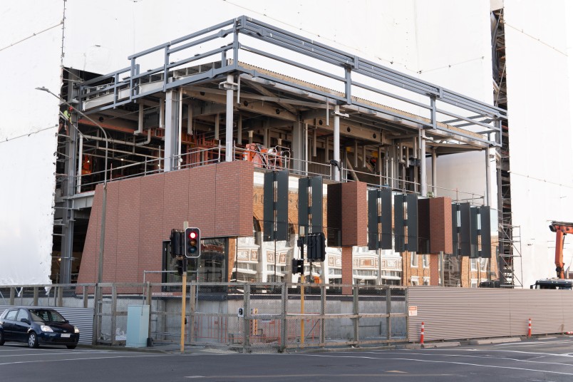 New Dunedin Hospital Façade Progress