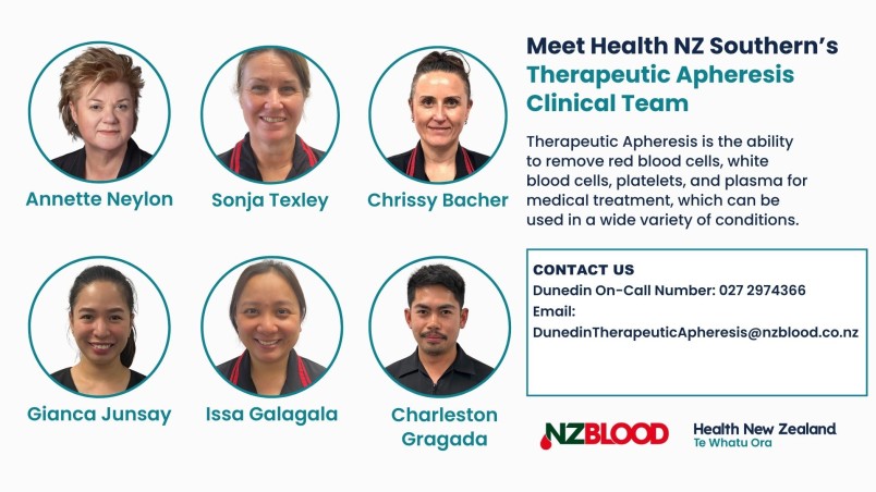 Graphic showing the TA Clinical Team Members and the service contact details.